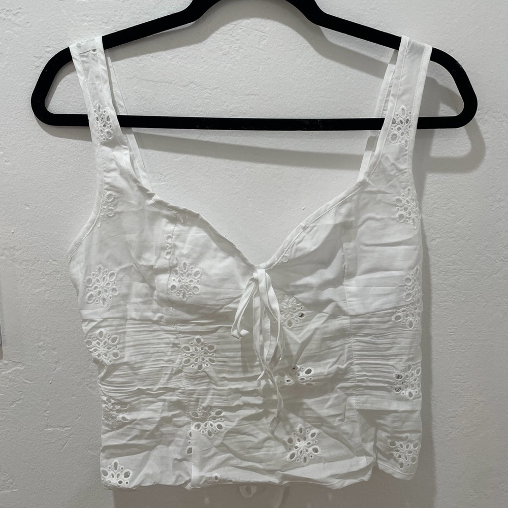 Princess Polly Flowerfields Top Ivory